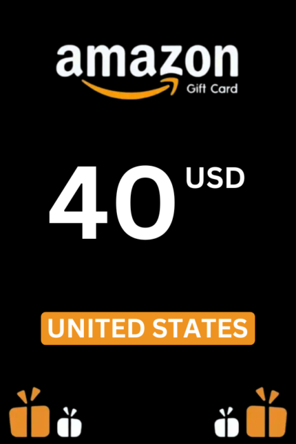 Amazon $40 USD Gift Card (United States) - Digital Code