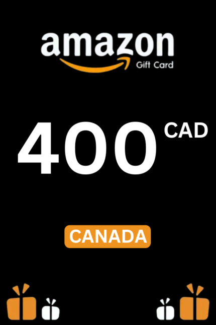 Amazon $400 CAD Gift Card (Canada) - Digital Code