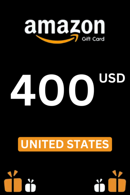 Amazon $400 USD Gift Card (United States) - Digital Code