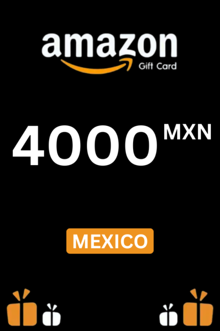 Amazon $4000 MXN Gift Card (Mexico) - Digital Code