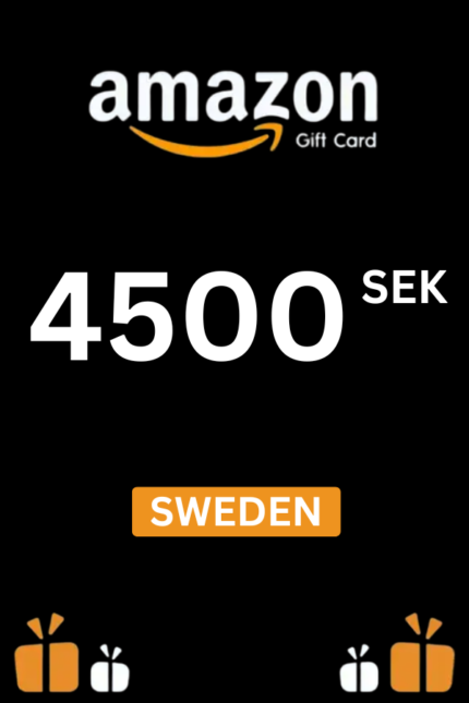 Amazon 4500 SEK Gift Card (Sweden) - Digital Code