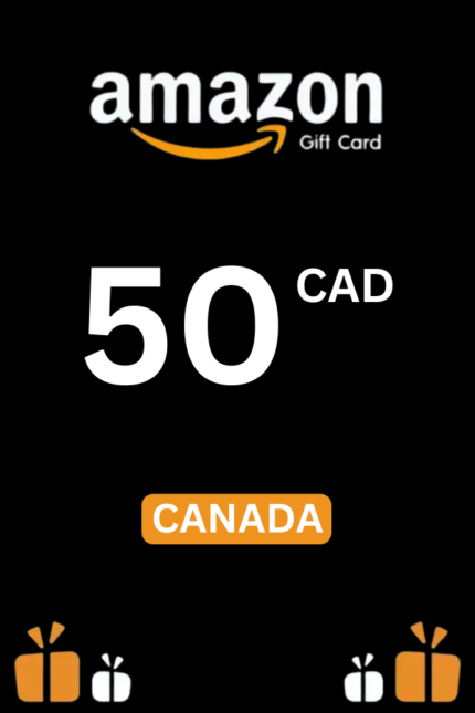 Amazon $50 CAD Gift Card (Canada) - Digital Code