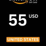 Amazon $55 USD Gift Card (United States) - Digital Code