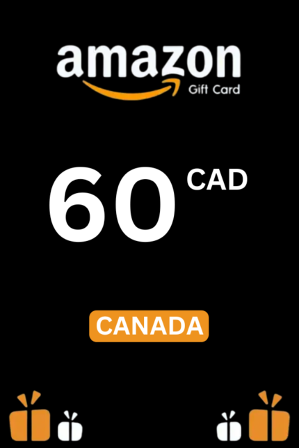 Amazon $60 CAD Gift Card (Canada) - Digital Code