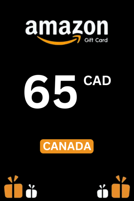 Amazon $65 CAD Gift Card (Canada) - Digital Code