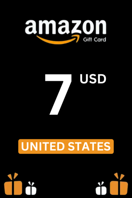 Amazon $7 USD Gift Card (United States) - Digital Code
