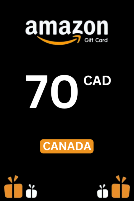 Amazon $70 CAD Gift Card (Canada) - Digital Code