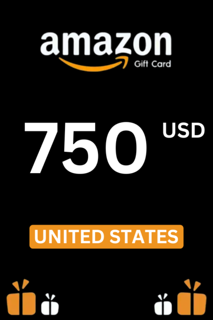 Amazon $750 USD Gift Card (United States) - Digital Code