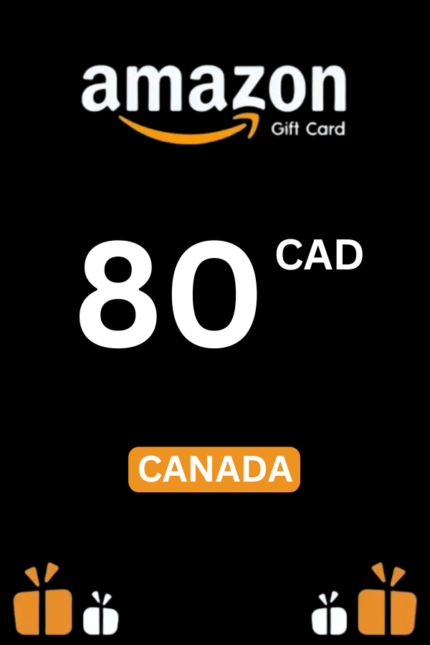 Amazon $80 CAD Gift Card (Canada) - Digital Code