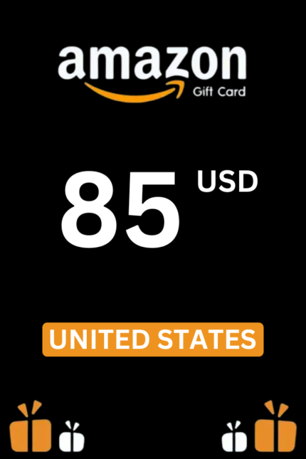 Amazon $85 USD Gift Card (United States) - Digital Code