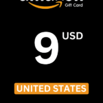 Amazon $9 USD Gift Card (United States) - Digital Code