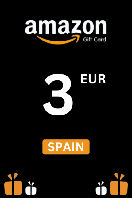 Amazon €3 EUR Gift Card (Spain) - Digital Code