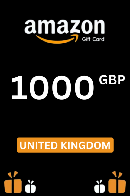 Amazon £1000 GBP Gift Card (United Kingdom) - Digital Code