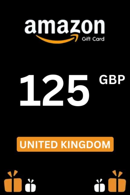 Amazon £125 GBP Gift Card (United Kingdom) - Digital Code