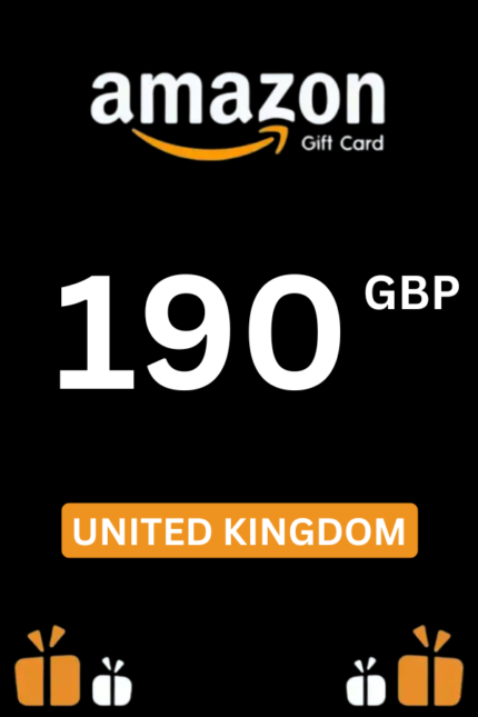 Amazon £190 GBP Gift Card (United Kingdom) - Digital Code