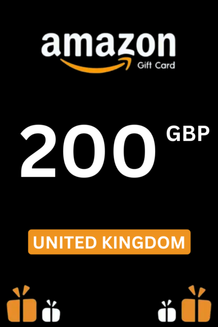Amazon £200 GBP Gift Card (United Kingdom) - Digital Code
