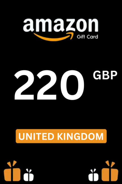 Amazon £220 GBP Gift Card (United Kingdom) - Digital Code