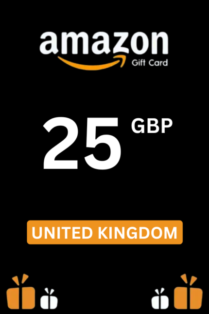 Amazon £25 GBP Gift Card (United Kingdom) - Digital Code