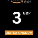 Amazon £3 GBP Gift Card (United Kingdom) - Digital Code