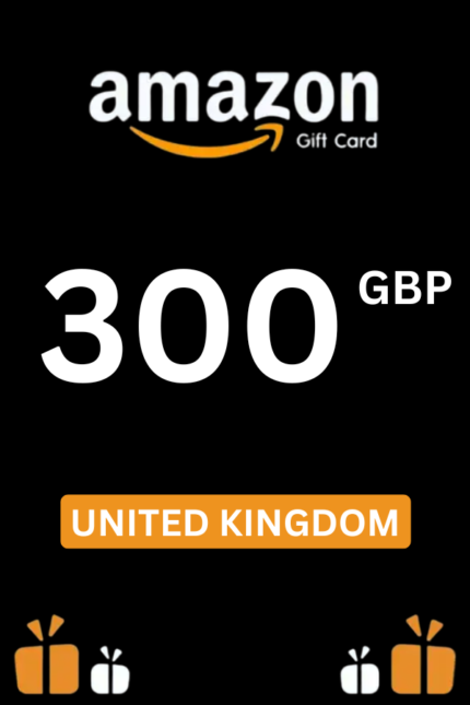 Amazon £300 GBP Gift Card (United Kingdom) - Digital Code