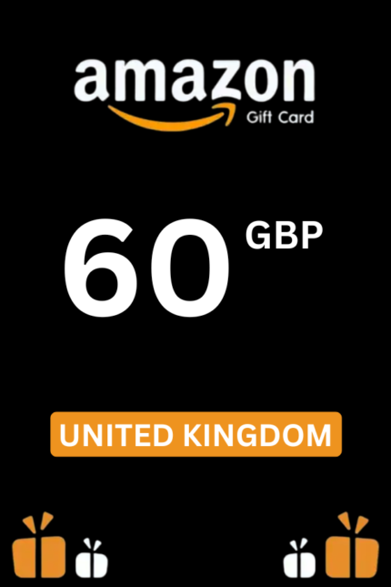 Amazon £60 GBP Gift Card (United Kingdom) - Digital Code