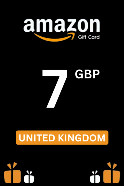 Amazon £7 GBP Gift Card (United Kingdom) - Digital Code