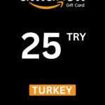 Amazon ₺25 TRY Gift Card (Turkey) - Digital Code