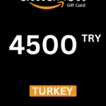Amazon ₺4500 TRY Gift Card (Turkey) - Digital Code
