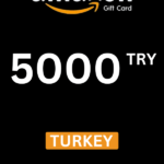 Amazon ₺5000 TRY Gift Card (Turkey) - Digital Code