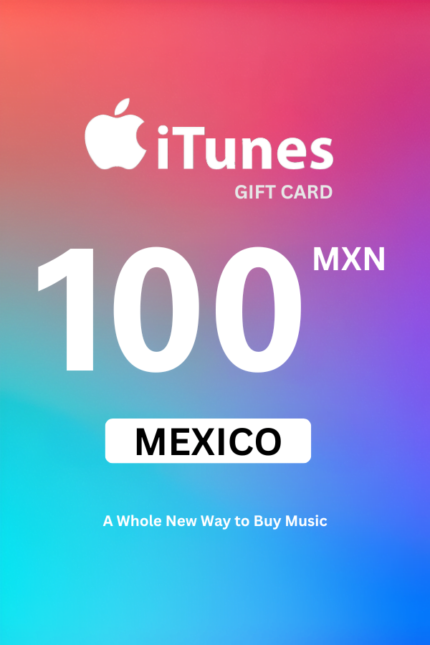 Apple iTunes $100 MXN Gift Card (Mexico) - Digital Code