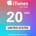 Apple iTunes $20 USD Gift Card (United States) - Digital Code