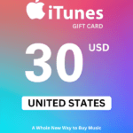 Apple iTunes $30 USD Gift Card (United States) - Digital Code