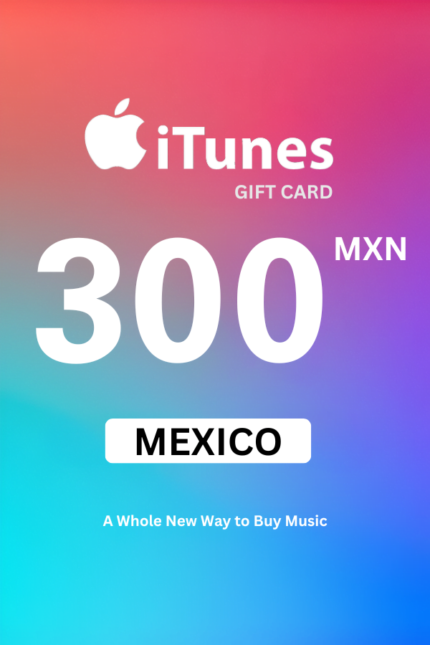 Apple iTunes $300 MXN Gift Card (Mexico) - Digital Code