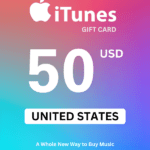 Apple iTunes $50 USD Gift Card (United States) - Digital Code