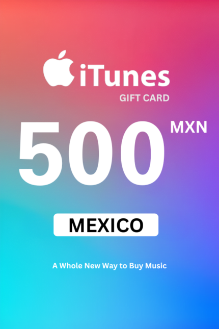 Apple iTunes $500 MXN Gift Card (Mexico) - Digital Code