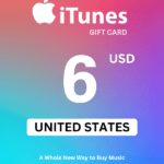 Apple iTunes $6 USD Gift Card (United States) - Digital Code