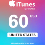 Apple iTunes $60 USD Gift Card (United States) - Digital Code