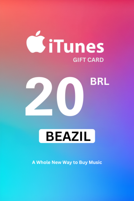 Apple iTunes R$20 BRL Gift Card (Brazil) - Digital Code