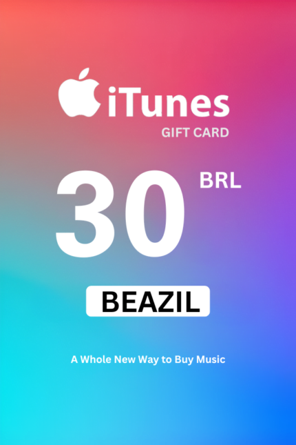 Apple iTunes R$30 BRL Gift Card (Brazil) - Digital Code