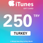 Apple iTunes ₺250 TRY Gift Card (Turkey) - Digital Code