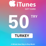 Apple iTunes ₺50 TRY Gift Card (Turkey) - Digital Code