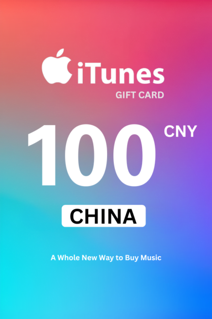 Apple iTunes 100 CNY Gift Card (China) - Digital Code