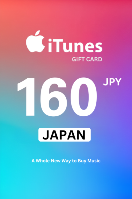 Apple iTunes 160 JPY Gift Card (Japan) - Digital Code