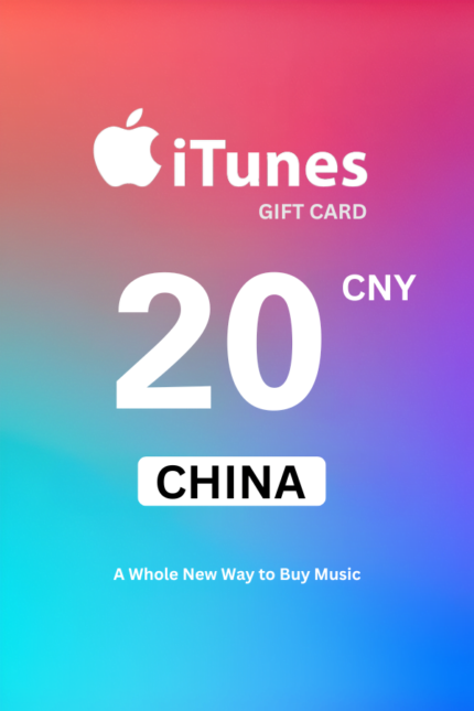 Apple iTunes 20 CNY Gift Card (China) - Digital Code