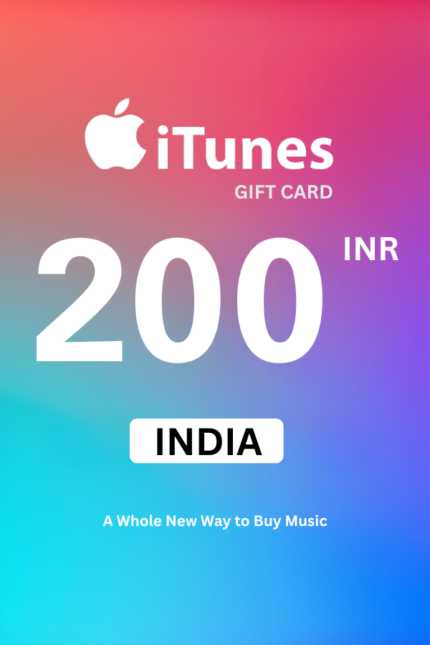 Apple iTunes 200 INR Gift Card (India) - Digital Code