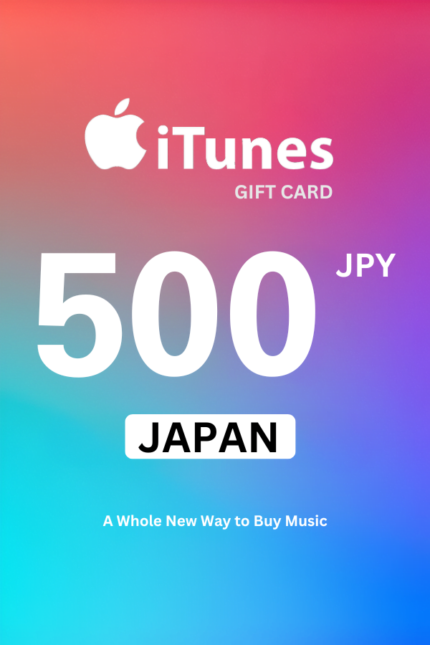 Apple iTunes 500 JPY Gift Card (Japan) - Digital Code