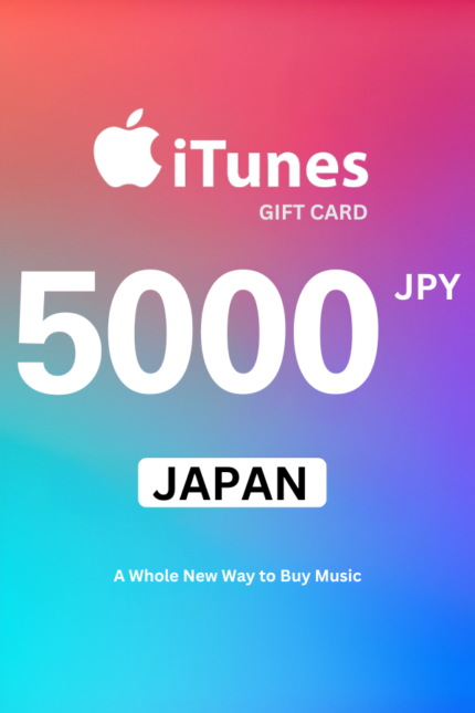 Apple iTunes 5000 JPY Gift Card (Japan) - Digital Code