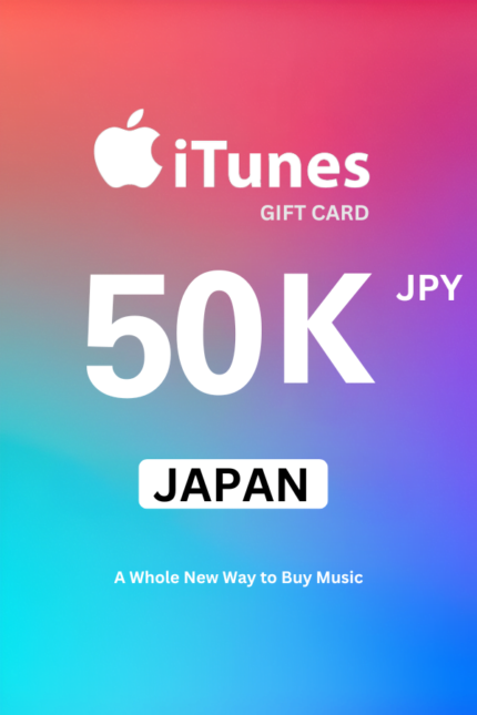 Apple iTunes 50000 JPY Gift Card (Japan) - Digital Code