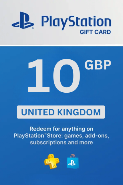 PlayStation Store £10 GBP Gift Card (United Kingdom) - Digital Code