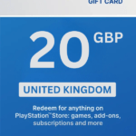 PlayStation Store £20 GBP Gift Card (United Kingdom) - Digital Code